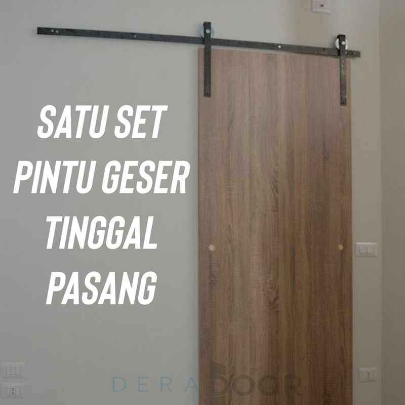 Satu Set Pintu Sleding Kamar Tidur/Ruangan | Satu Set Pintu Geser | Pintu Sleding Minimalis | Pintu 