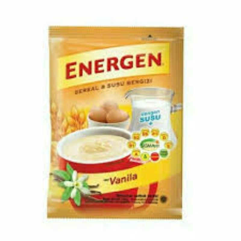 

ENERGEN VANILA 1 RENCENG ISI 10 SACHET