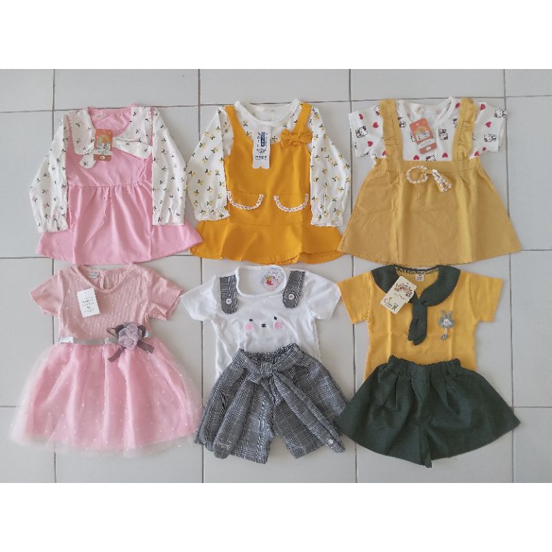 EX KADO BAYI BAJU TIDUR PIYAMA PANJANG LIBBY KAZEL WINTEKU IMPORT DRESS SETELAN ONE SET CEL JEANS KA