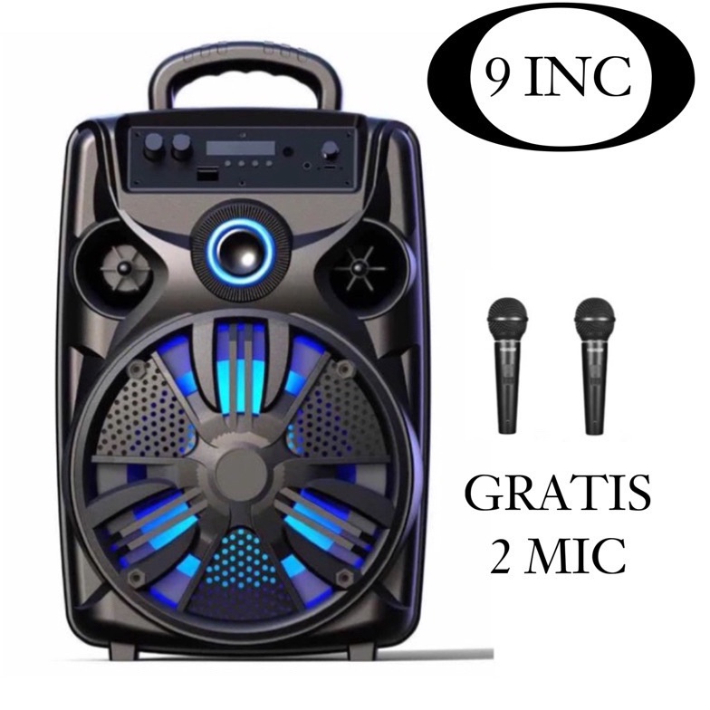 ART P95J SQRS885 Max Speaker Besar 9inc Gratis MicSpeaker Full Bass Music Mp3 Live Cod Sounday