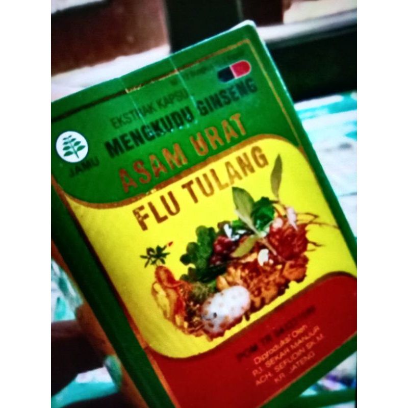 asam urat flu tulang(MENGKUDU GINSENG KAPSUL ORIGINAL