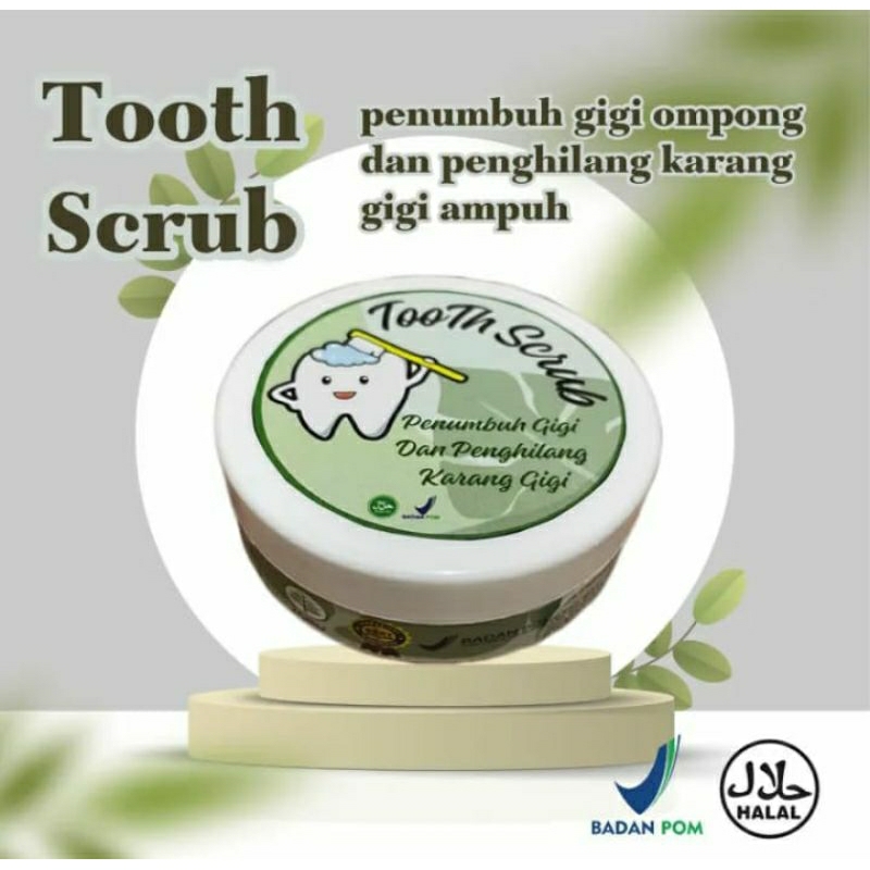 SCRUB PENUMBUH GIGI ALAMI- Gigi Ompong Tertambal Lagi,Gigi patah rapih & bersih,