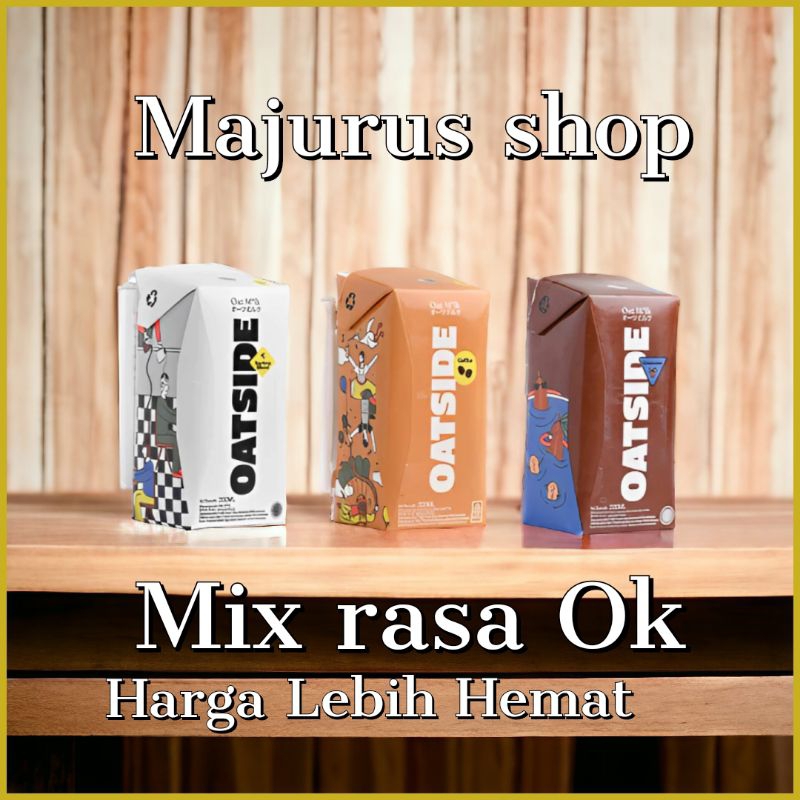 

(1Dus/200ml-24pcs)-Susu Oatside Mini Straw/Sedotan 200 ml (200mlx24pcs)