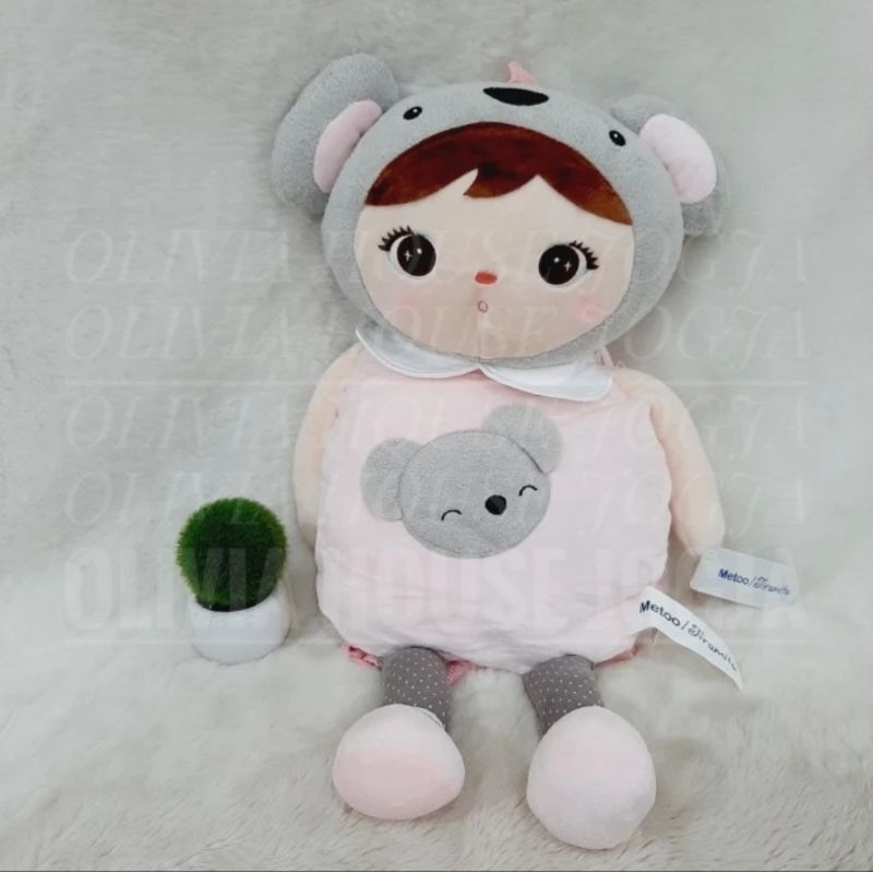 Ransel Angela Metoo Koala Pink L Tas Boneka Angela Body Pink L Tas Angela Metoo Koala L