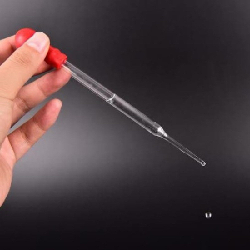 pipet tetes kaca 15cm