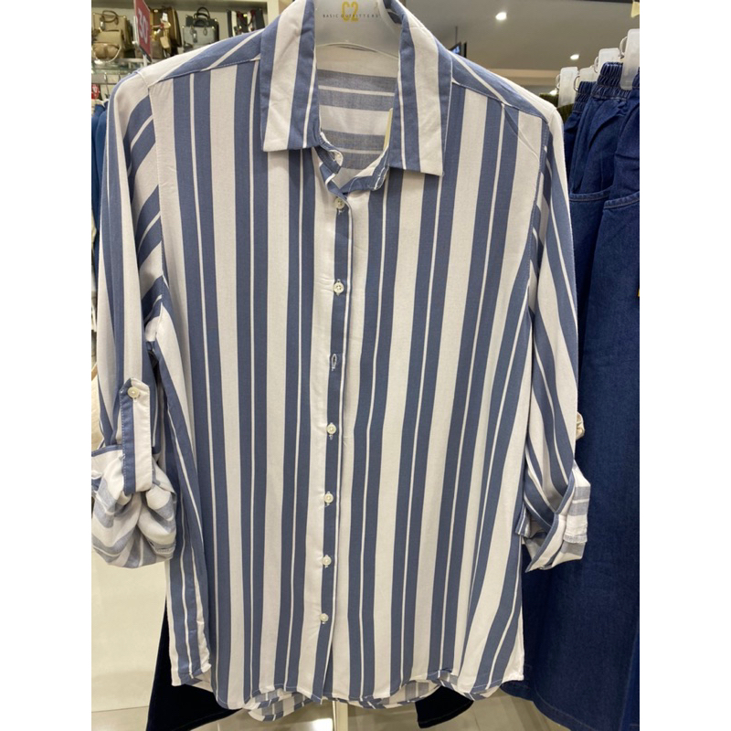 KEMEJA C2 SALUR/GARIS ORI MATAHARI S-XXL