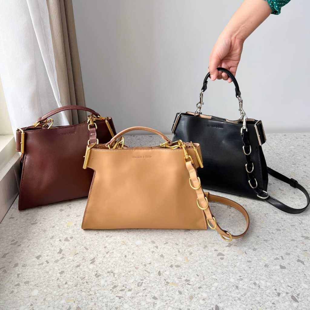 CNK Mini Lexie Side-Buckle Trapeze Bag (C1656)