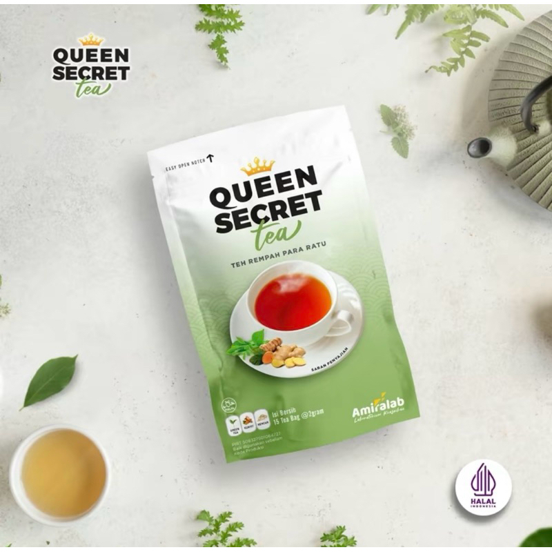 

Amiralab Queen Secret Tea Minuman Teh Lancar Haaid Telat Terlambat Siklus Bulan Jamu Ramuan Alami Ampuh Manjur Aman Untuk Busui KB Kesehatan Wanita 100gr