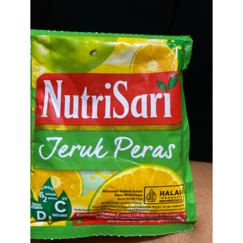 

nutrisari satu saset