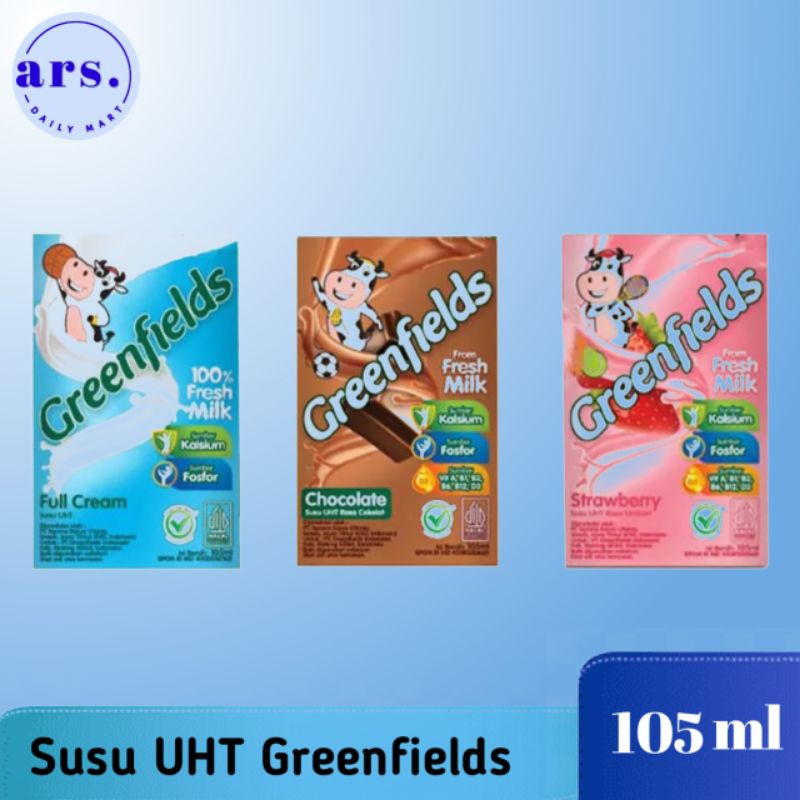 

Susu UHT Greenfields 105ml