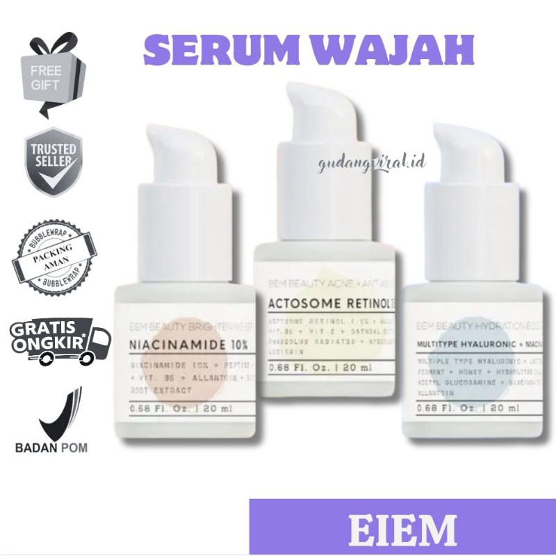 -GV- EIEM BEAUTY SERUM NIACINAMIDE HYALURONIC RETINOL EIEM SERUM