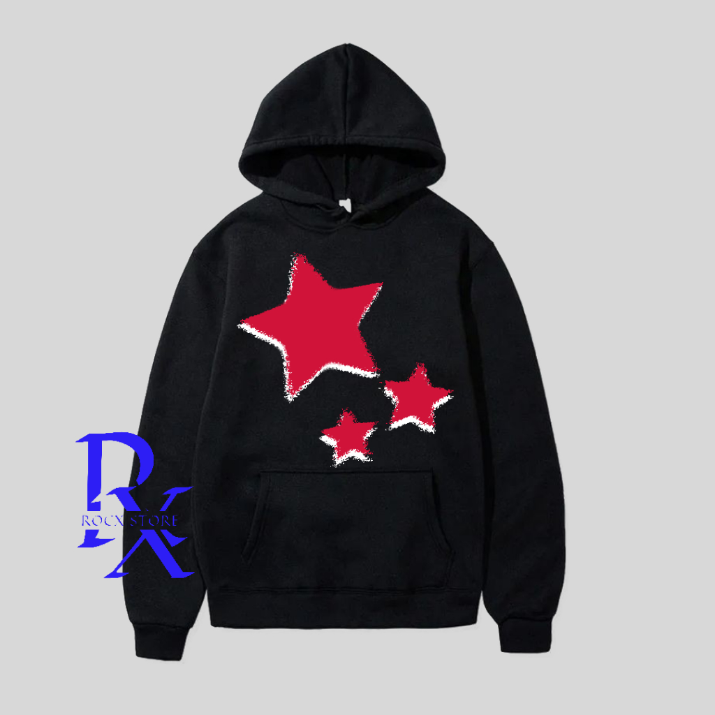 JAKET HODDIE BINTANG Y2K