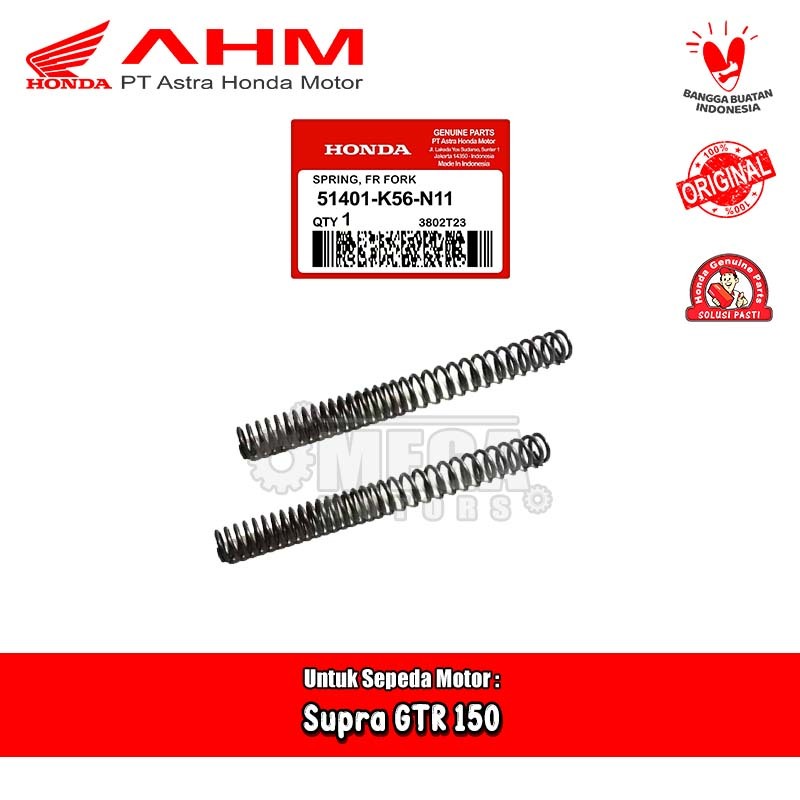 Per Spring Shock Depan Honda Supra GTR 150 AHM 51401-K56-N11