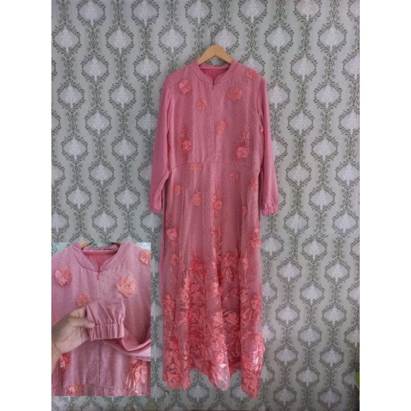 Gamis brokat preloved