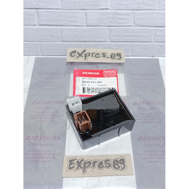 CDI Unit Pengapian KVY Honda Beat lama/old Beat karbu Scoopy karbu Spacy karbu (Asli Shindengen)