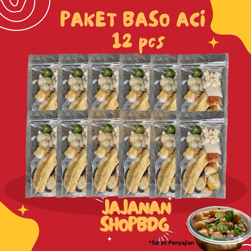 	 Baso Aci Paket 12 Pcs Murah / baso aci isi 12pcs / Baso aci isi 12 pcs murah / baso aci viral / baso aci paket usaha / Paket baso aci 12 bungkus murah / paket baso aci 12 bungkus	