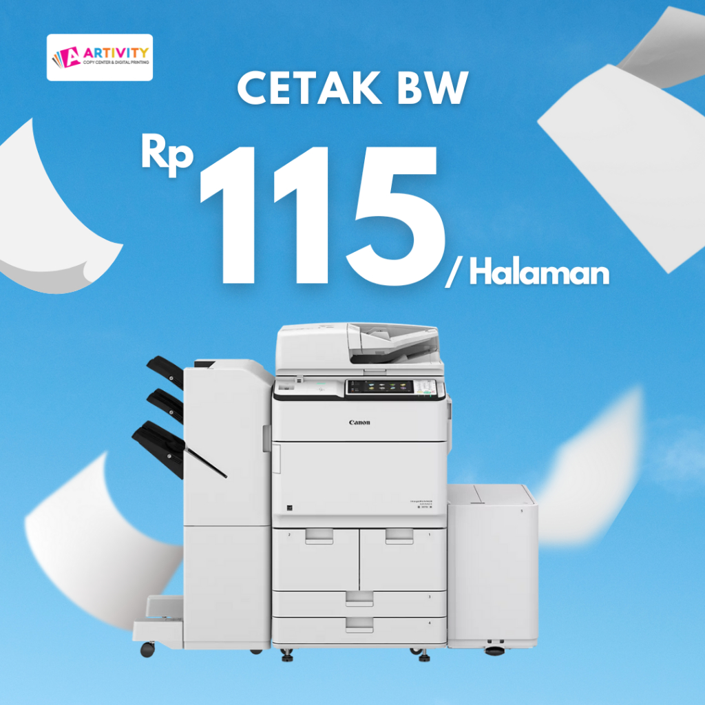 

PERCETAKAN ONLINE / PRINT ONLINE / CETAK / PRINT / JASA PRINT MURAH / JASA PERCETAKAN / PRINT COPY / FOTOCOPY/ PHOTOCOPY A4/ DOKUMEN, MAKALAH, PROPOSAL, SKRIPSI, TESIS, KARYA ILMIAH, TUGAS AKHIR, BUKU SATUAN. CEPAT, TERMURAH BERKUALITAS! HITAM PUTIH (BW)