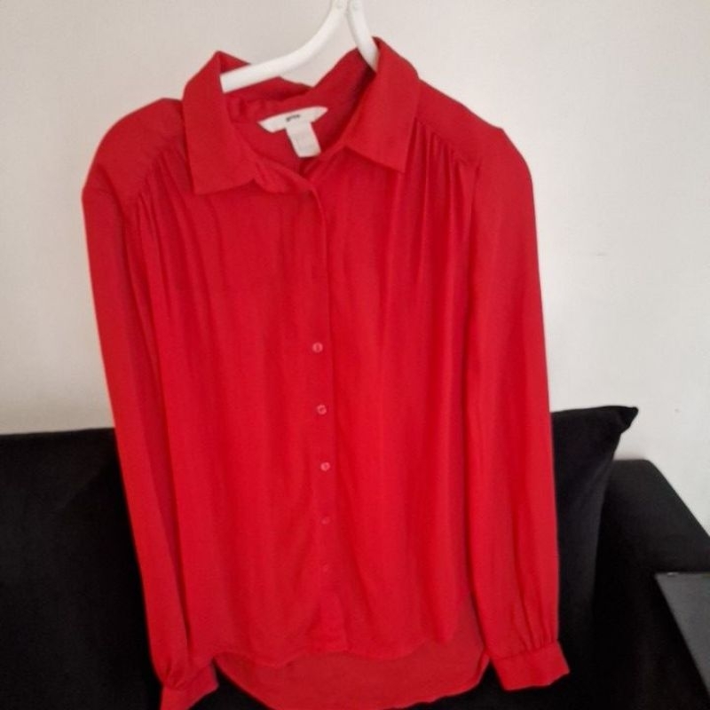 H&M Kemeja Sifon dan leopard