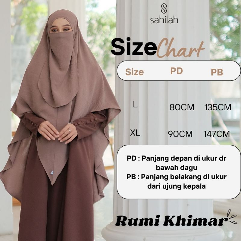 Khimar Rumi Bergo V Shape