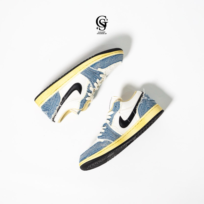 Air Jordan 1 Low World Make Japan Sashiko Denim Original