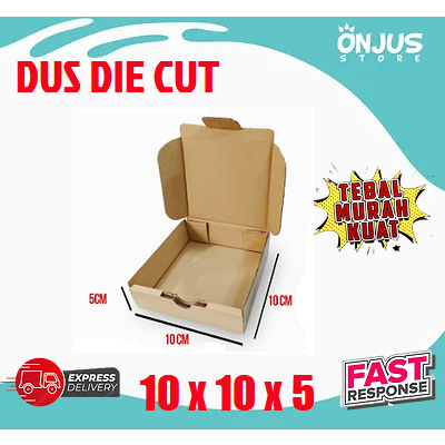 

KARDUS BOX KARTON PACKING DUS PIZZA DIE CUT AA1 POLOS 10 cm x 10 cm x 5 cm