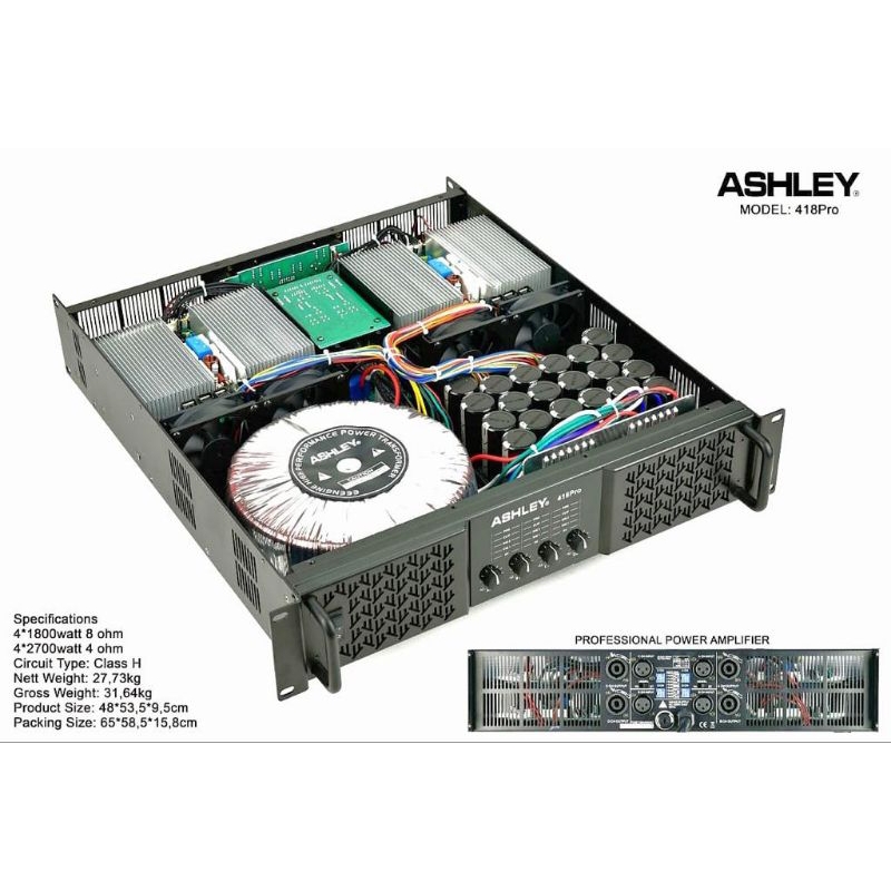 Ashley power 4ch 418pro