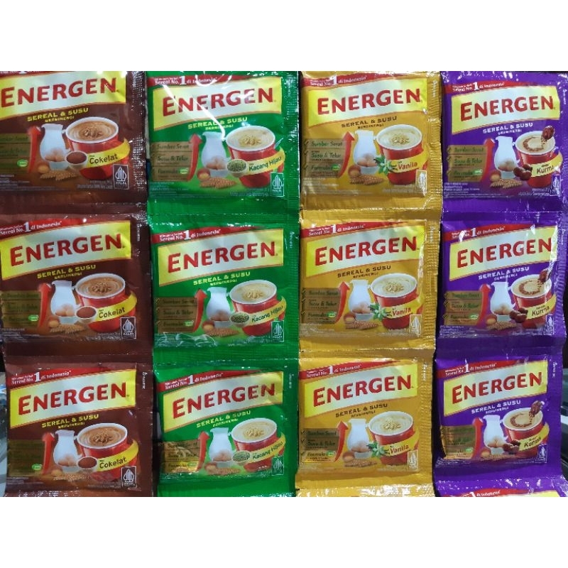 

Energen sereal dan susu renceng isi 10