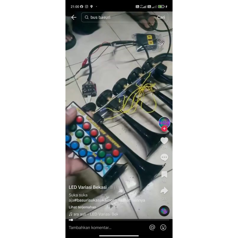 Modul Telolet 6 corong versi angklung