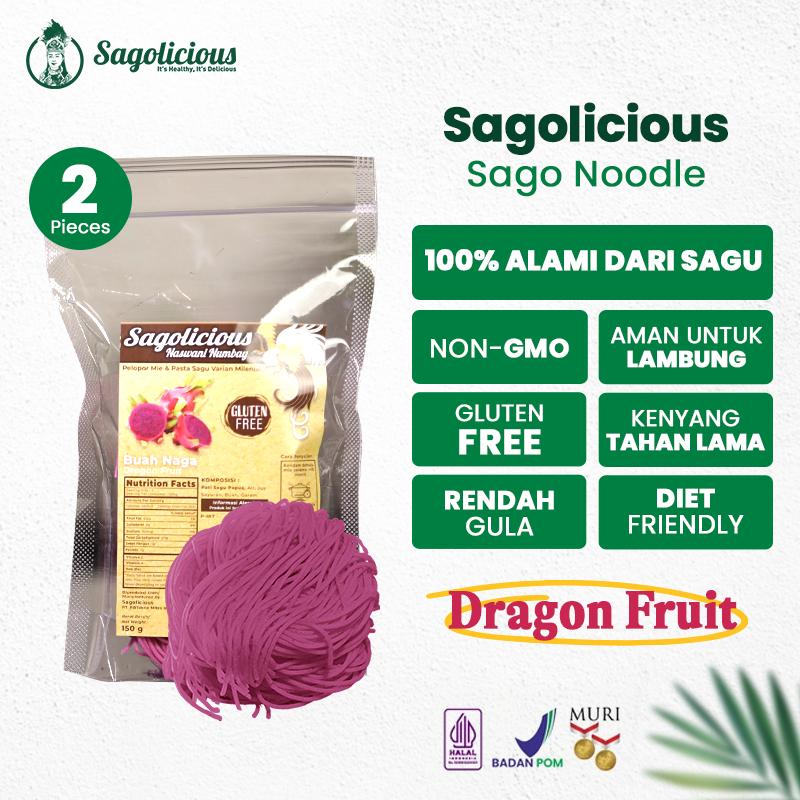 

Sagolicious - Mie Sagu Buah Naga Pouch