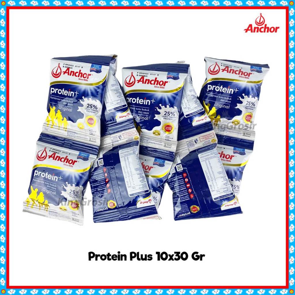 

Anchor Protein+ Renceng 10x30gr Susu untuk Keluarga Susu Bubuk Tinggi Protein