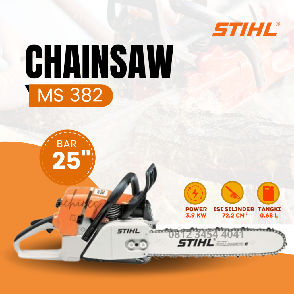 Mesin Chain Saw Stihl MS382 / STIHL MS 382 Chainsaw