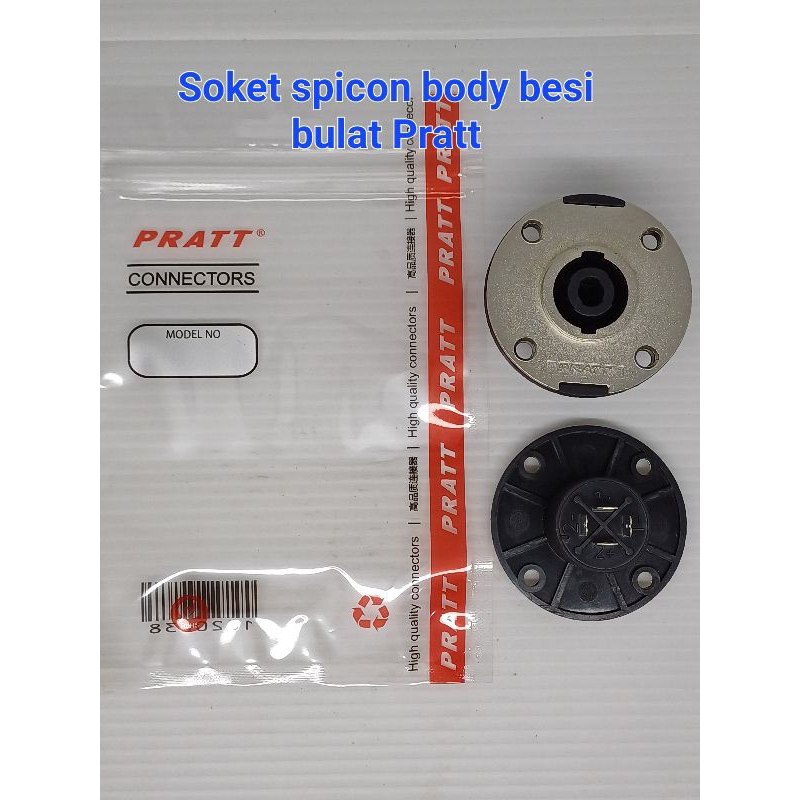 Soket spikon bulat body besi