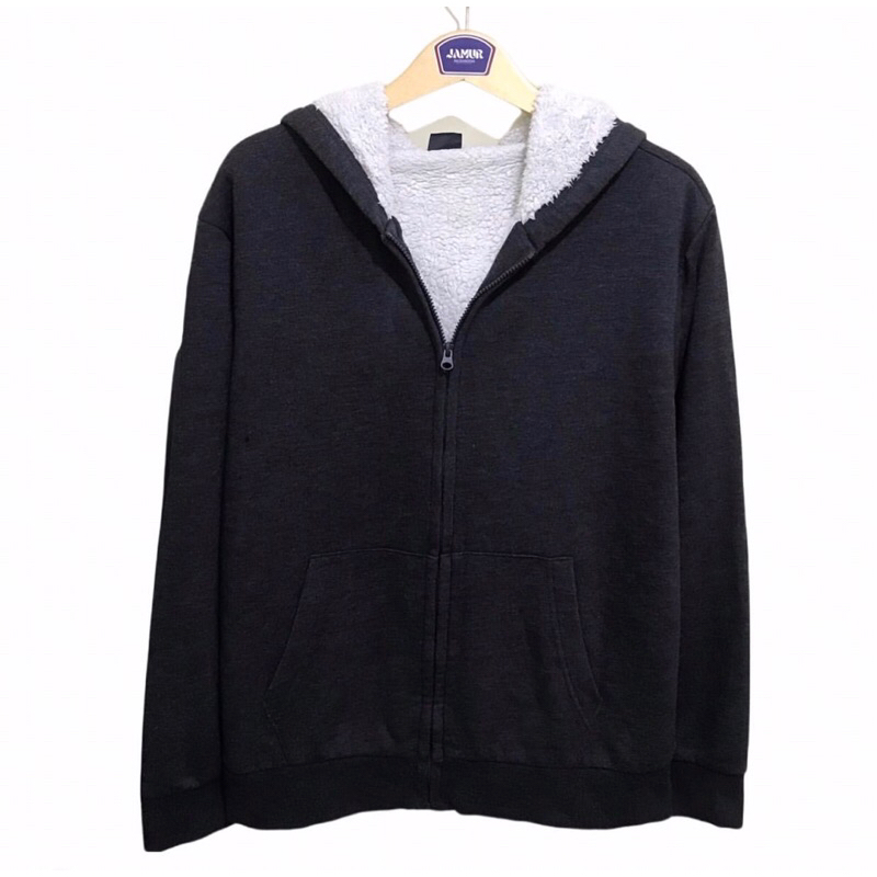 JAKET HOODIE SHERPA POLHAM ABUTUA