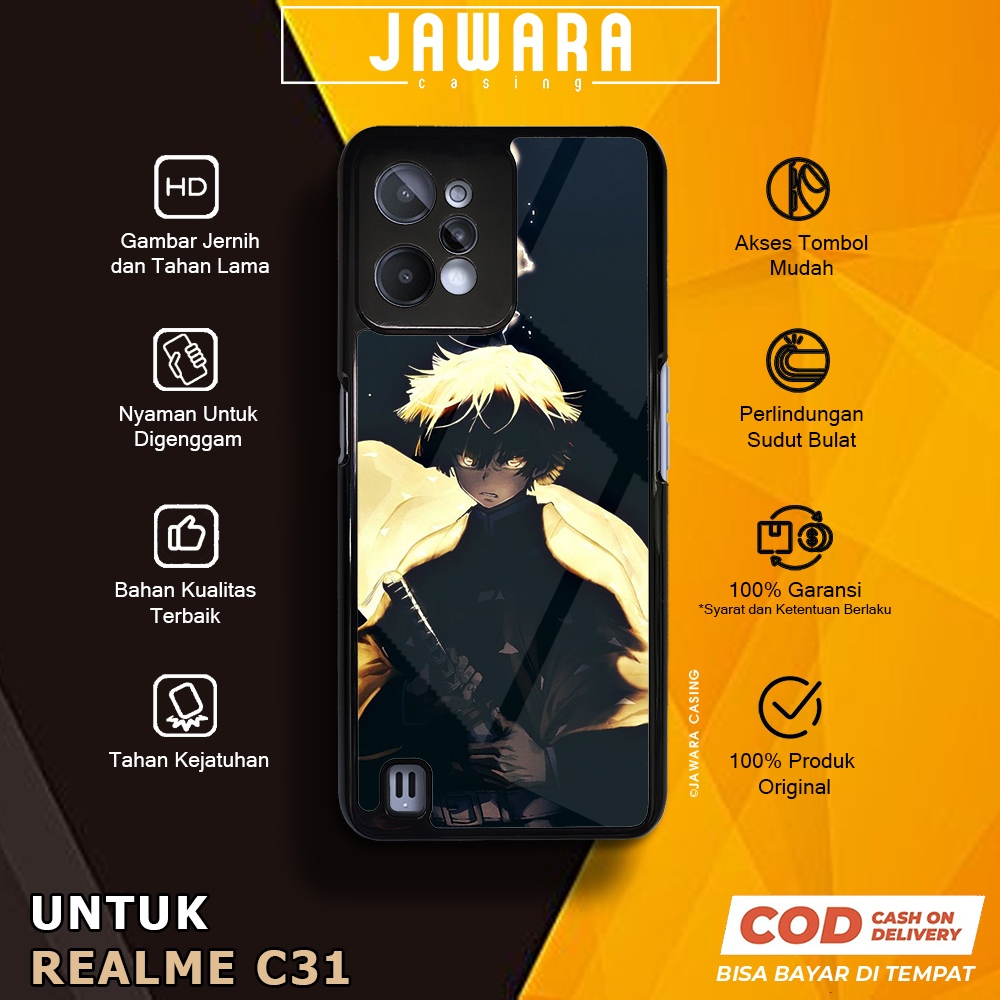 Case Realme C31 Casing Realme C31 [DMSL] Premium Glossy Case Hp Realme Jawara Casing Hp Realme C31 C