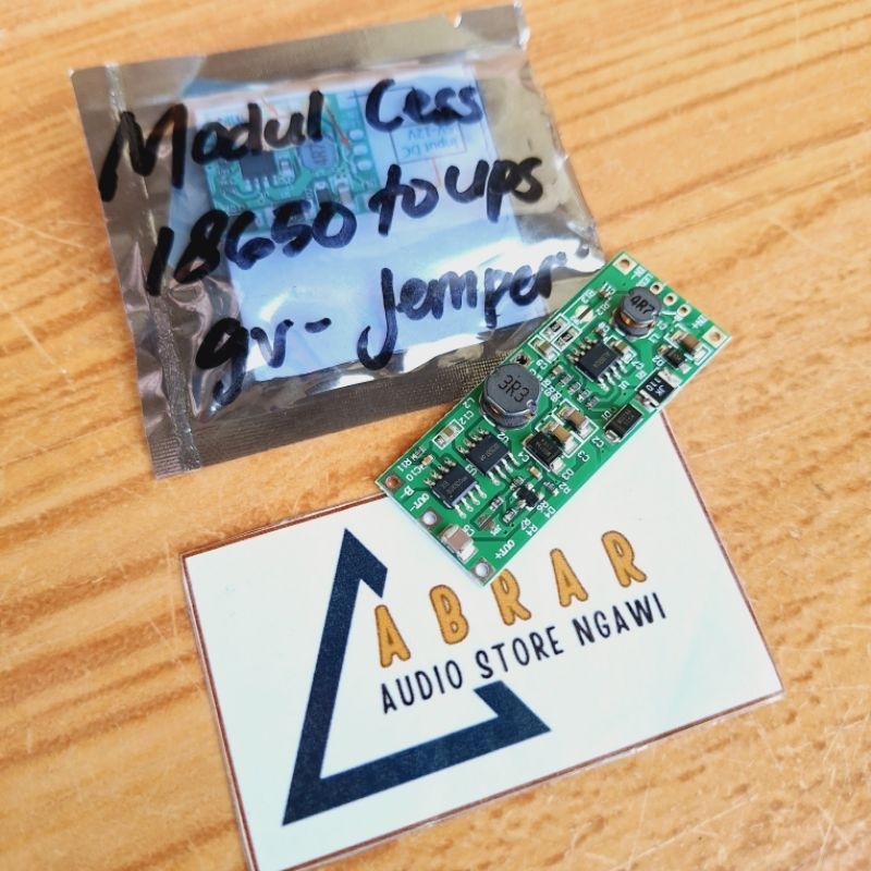 DC POWER BACKUP MINI UPS 9V Modul Cess 18650 TO UPS 9V SHORT