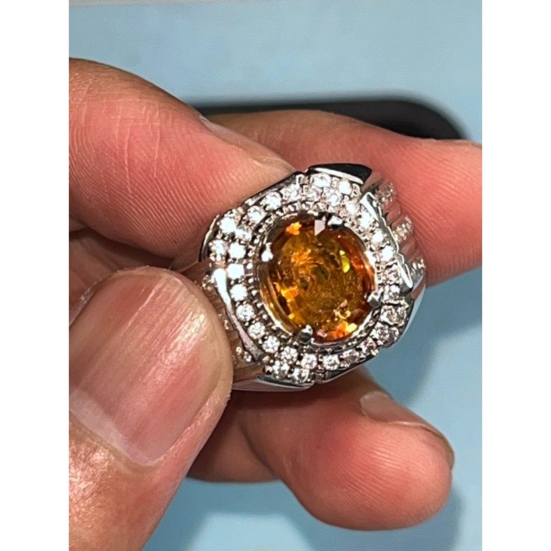 orange sapphire