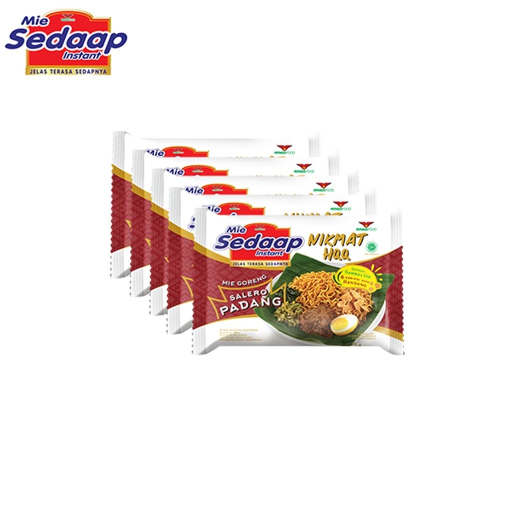 

Mie Instan Goreng Salero Padang Bag 86 gr x5