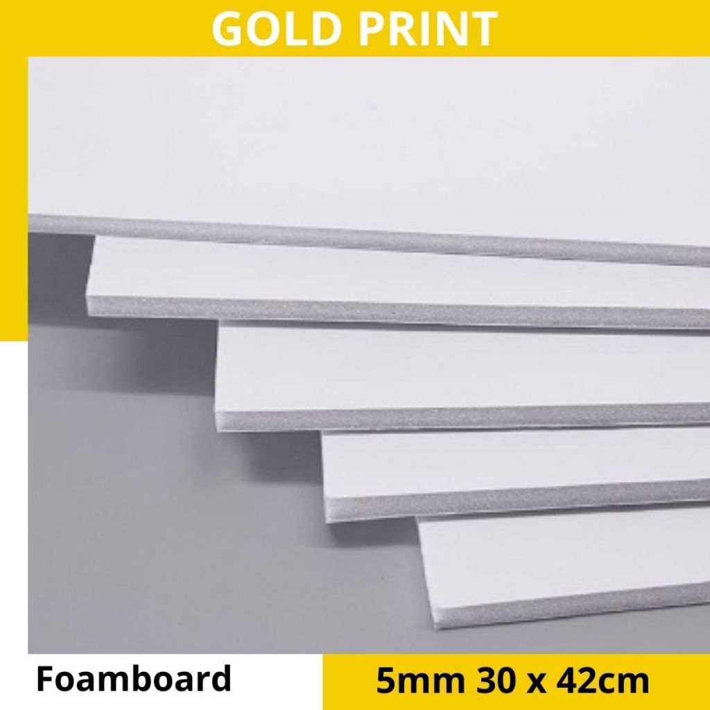 

Foamboard 5mm x30 x 42cm