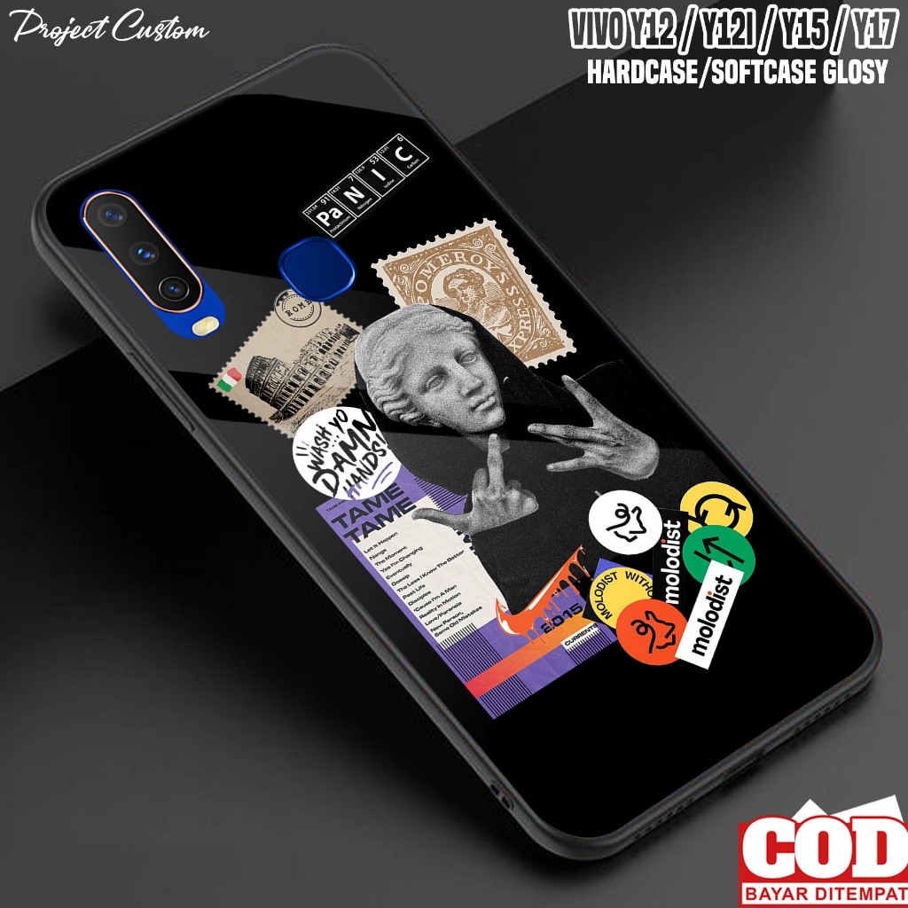 Case VIVO Y12/Y12i/Y15/Y17 - Casing Hp VIVO Y12i/Y12/Y15/Y17 Terbaru [ Estetik002 ] Silikon Hp VIVO 