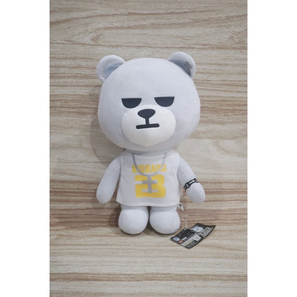 boneka Krunk BigBang TAEYANG KRUNK BEAR DOME TOUR 2014-2015 super big plush furyu new tag