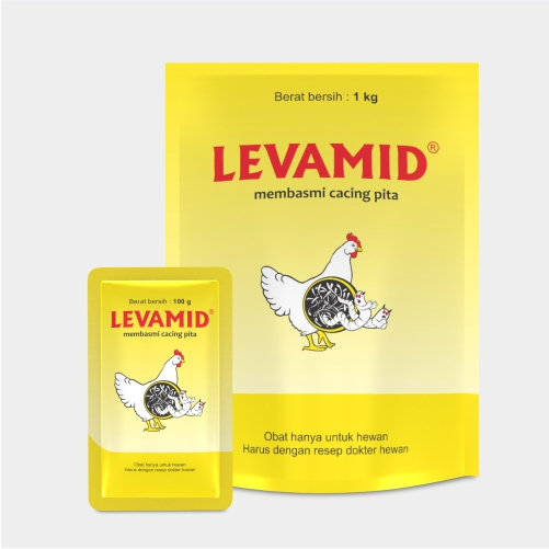 Levamid 100gr Obat Cacing Ayam - Obat Cacing Unggas - Obat Cacing Pita - Obat Cacing Gilik - MEDION