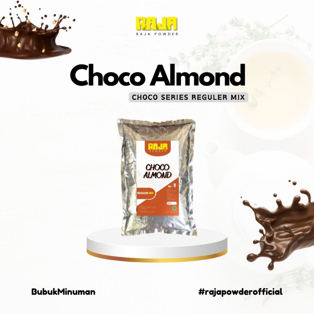 

Bubuk Choco Almond Bubuk Minuman Cokelat Almond Powder 1 kg / 1000 gram