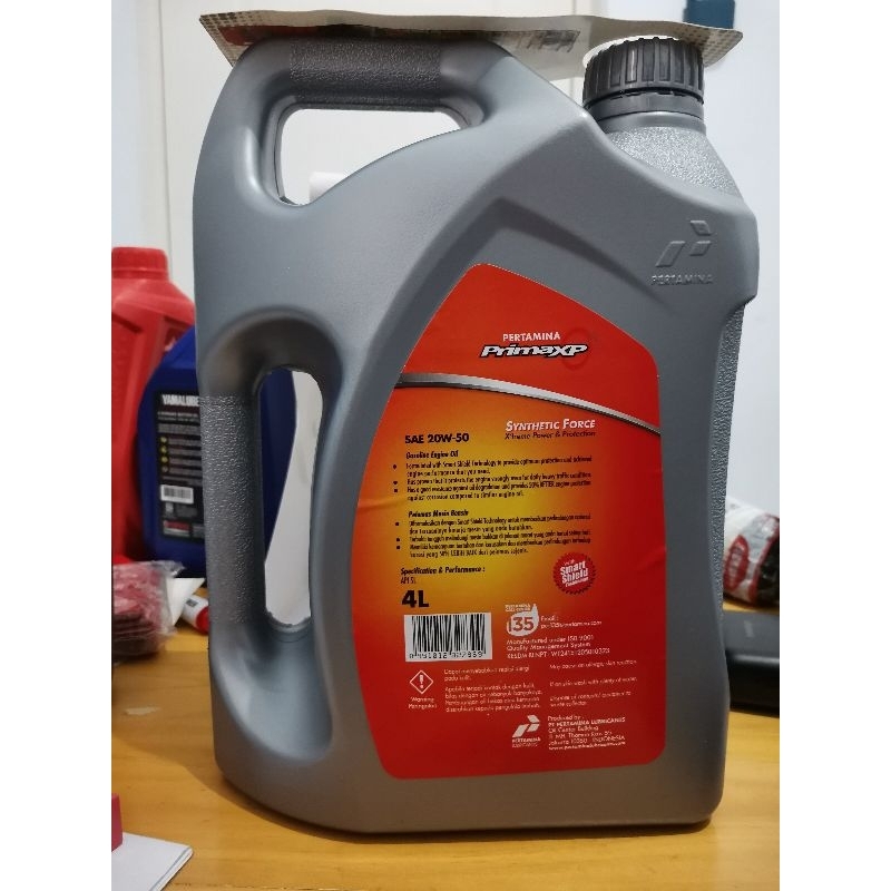oli mobil prima xp 4 liter galon SAE 20W-50
