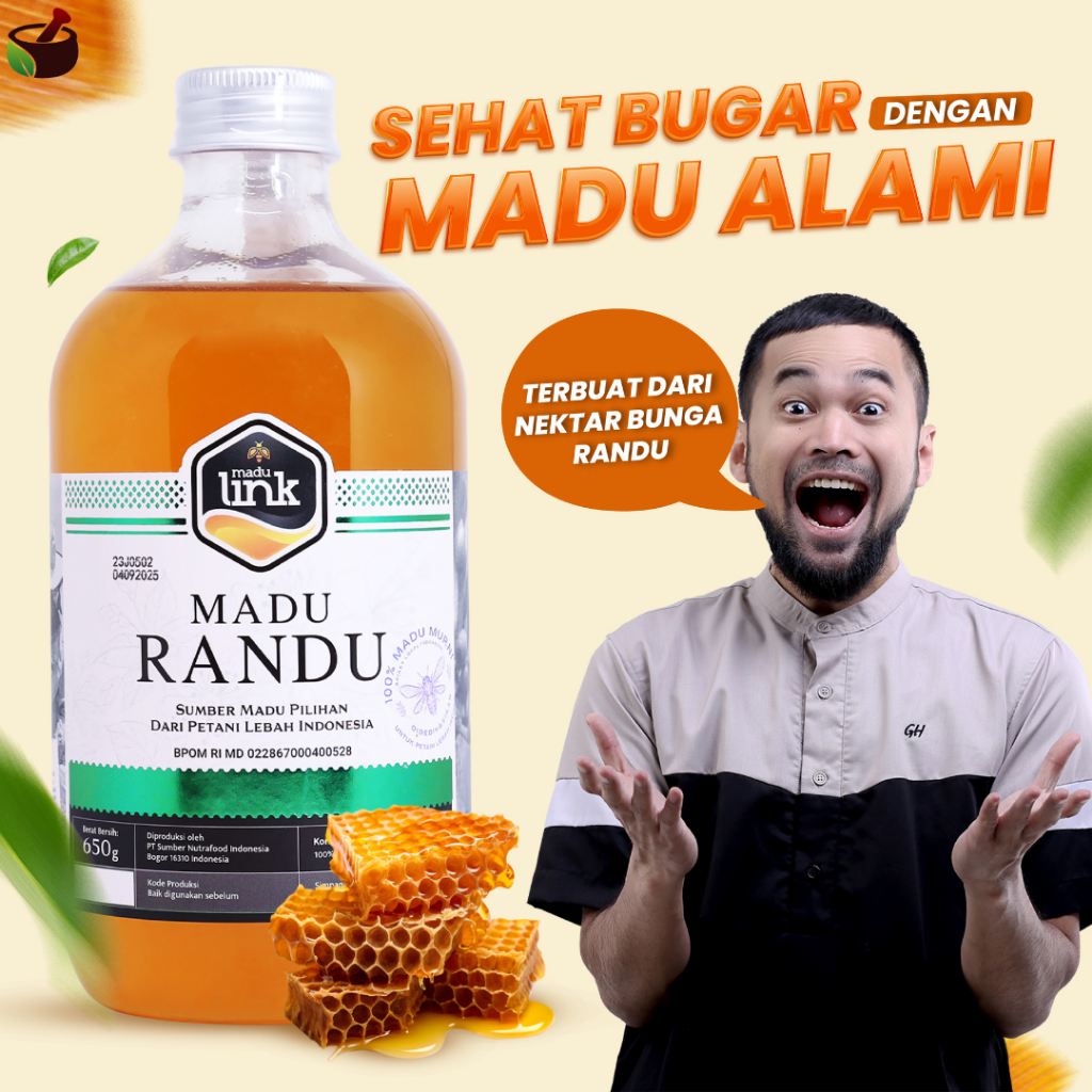 

Madu Randu 650 Gr - Untuk Meningkatkan Stamina dan Daya Tahan Tubuh