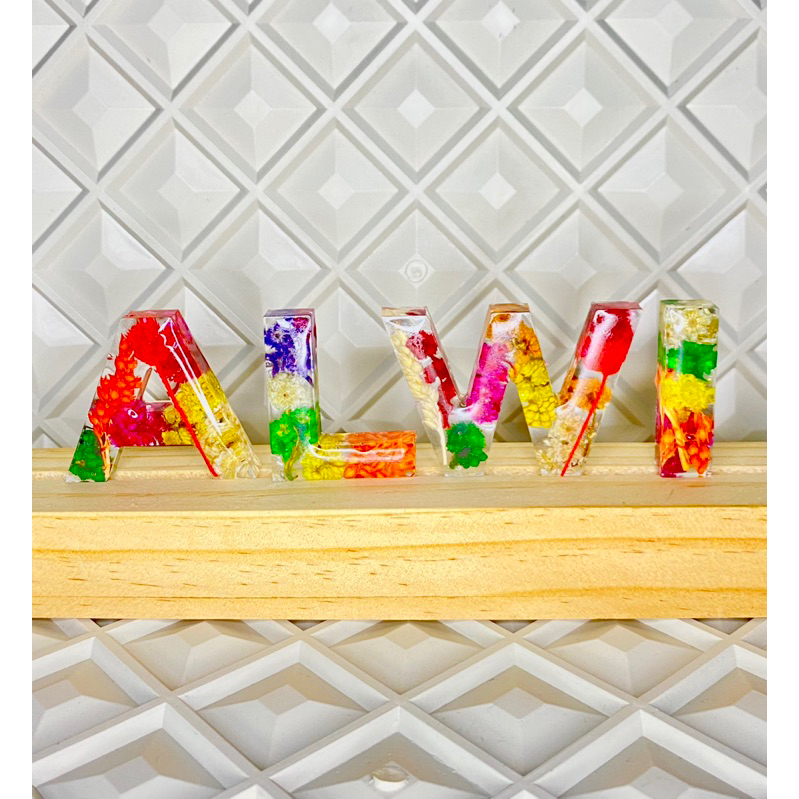 Lampu Tidur Resin Custom - Lampu Aestetik - Lampu Resin