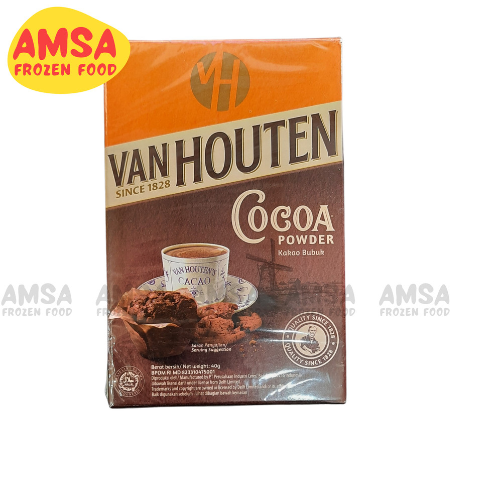 

Cocoa Powder Van Houten 40 gr / Cokelat Bubuk / Coklat Bubuk