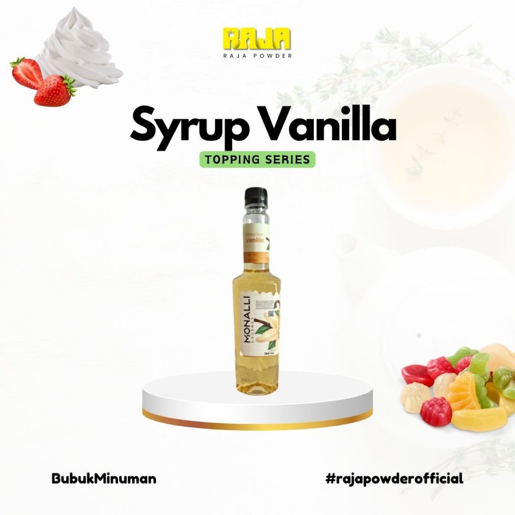 

Simple Syrup Vanilla Sirup Vanila Premium 750 mL