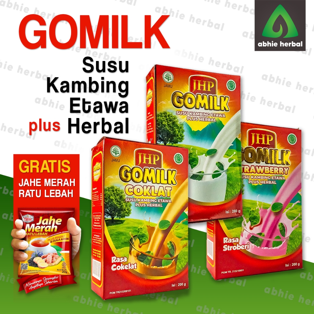 

SUSU KAMBING ETAWA GOMILK PLUS HERBAL
