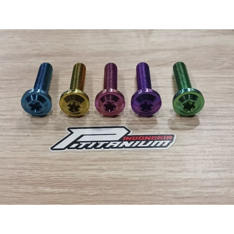 Baut Bottom Shock / Tabung Shock Ninja R / RR Titanium