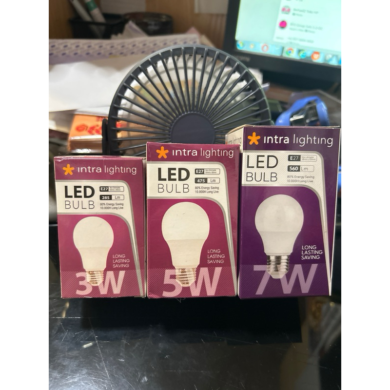 intra lighting led bulb e27 warm white